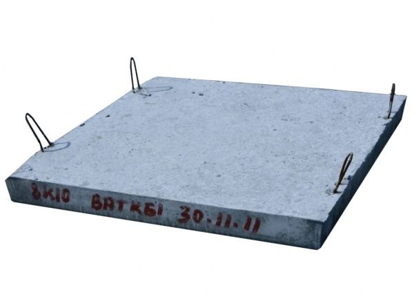 Плита тротуарна 8К8 1000х1000х80 мм Комбінат Будіндустрії