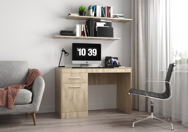 Стол письменный Луч Брут дуб сонома 