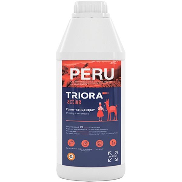 Ґрунтовка адгезійна Triora Peru концентрат 1:5 2 л