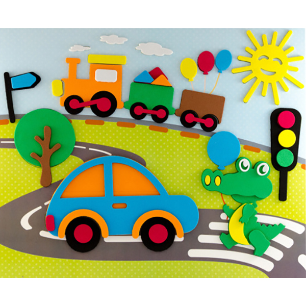 Набір для творчості Аплікація Машинки