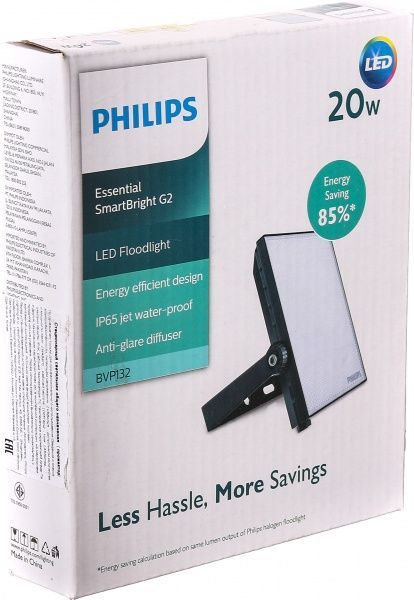 Прожектор Philips BVP132 LED16/CW 20 Вт IP65 чорний 