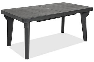 Стол пластиковый Bergen 90x220 см серый