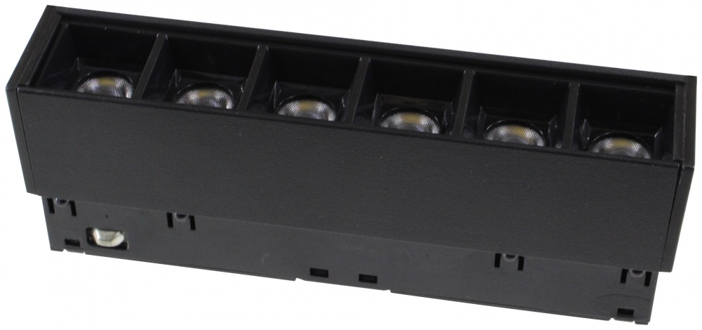 Магнитный трековый прожектор Lezard 6 Вт 4200 К черный GS-6T