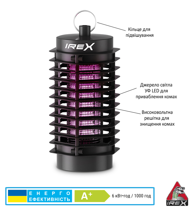 Світильник для знищення комах IREX LED 3 Вт