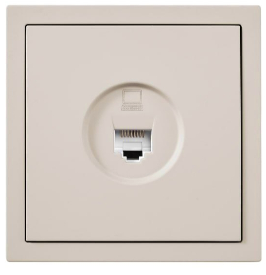 Механізм розетки комп’ютерна HausMark Juna IP20 пісочна/бежевий 7041-1888U2-139