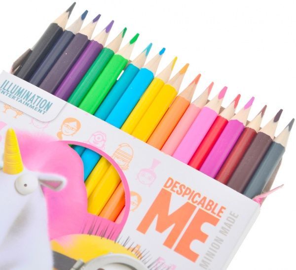 Олівці кольорові Minions Fluffy 18 кольорів YES