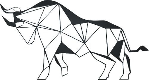 Панно Бык PN016 34x63 см 