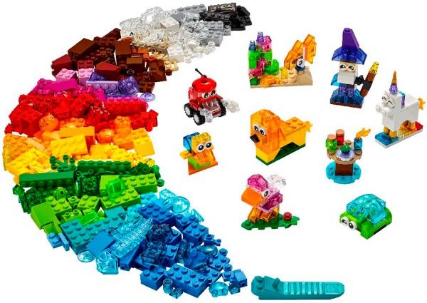Конструктор LEGO Ideas Прозорі кубики для творчості 11013