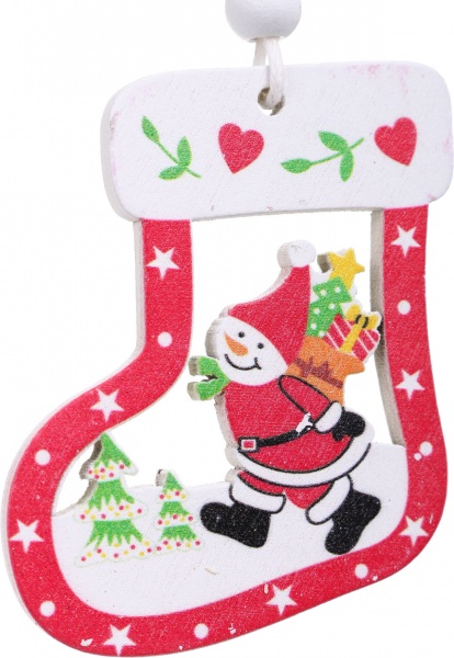 Декоративная подвеска Новогодняя 6 см в ассортименте 6014-47