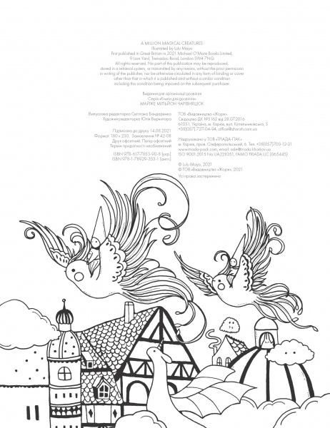 Книга-раскраска Лулу Майо «Майже мільйон чарівняшок» 978-617-7853-90-8