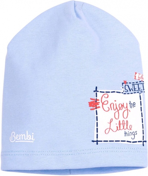 Шапочка Bembi ШП83 р.50 блакитний 25083011624.400