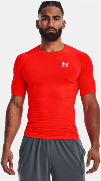Футболка Under Armour UA HG ARMOUR COMP SS 1361518-810 р.XL червоний