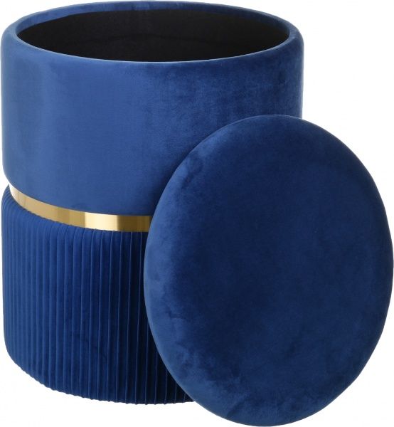 Сундук-пуф Bernard 36х36х44 см синий 