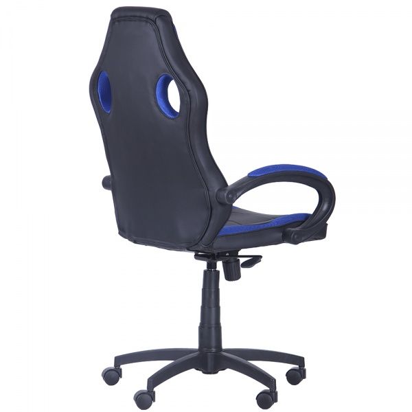 Кресло AMF Art Metal Furniture Race Sport 3 черный/синий 