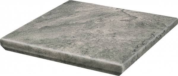 Клинкерная плитка Mattone Pietra Grafit Kapinos Stopnica Narozna 33x33 Ceramika Paradyz