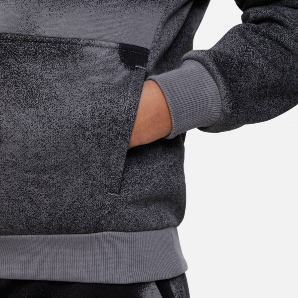 Джемпер Nike K CLB FLC HBR PO HD WASH AOP FD3174-010 р.XL чорний