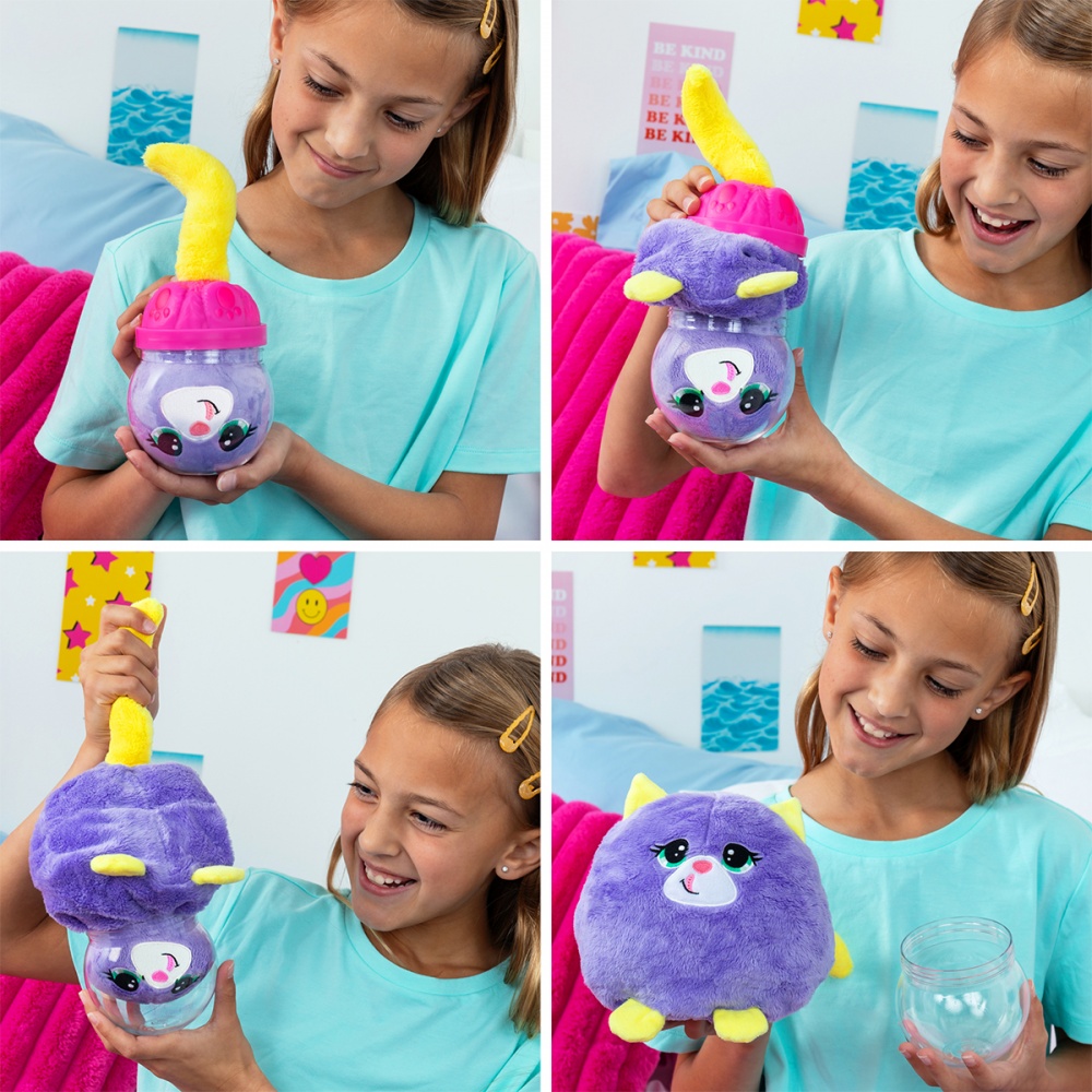 М'яка іграшка Misfittens Кошеня в акваріумі 20 см різнокольоровий 03945(W2)