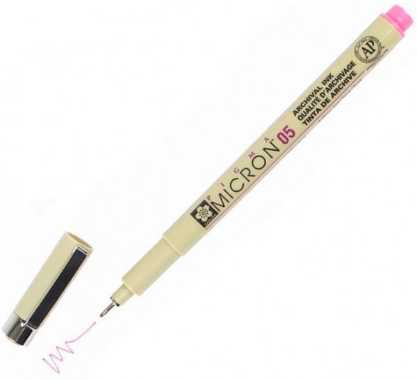 Линер PIGMA Micron Sakura (0.5) 0,45 мм розовый 