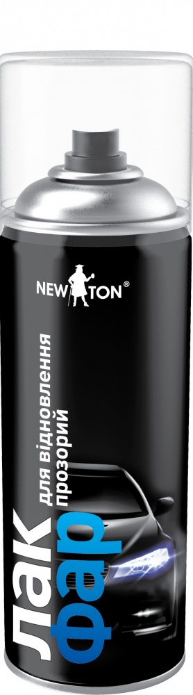 Лак акриловий безбарвний для відновлення фар NewTon 400 мл
