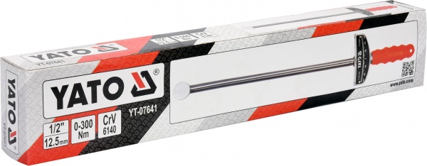 Ключ динамометричний YATO F=0-300 Нм стрілковий YT-07641