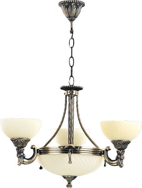 Люстра підвісна Bussy 0253-52-03 A 6x40 Вт E14/E27 антик/ананас 