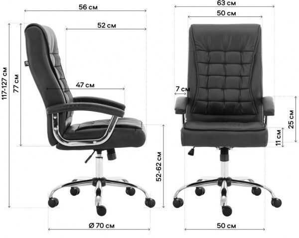 Кресло GT Racer Х-2973 черный 