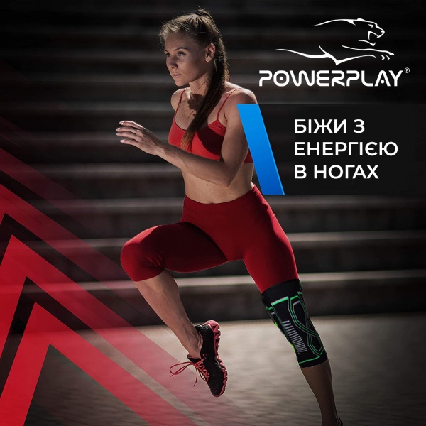 Наколенник PowerPlay PP_4099_S/M_Black р. S/M черный