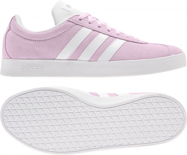 Кроссовки Adidas VL COURT 2.0 FY8811 р.UK 7 розовый
