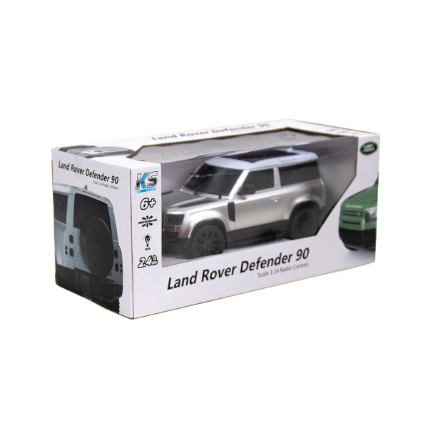 Игрушка на р/у Land Rover New Defender (1:24, 2.4Ghz, серебристый) 1:24 124GDES