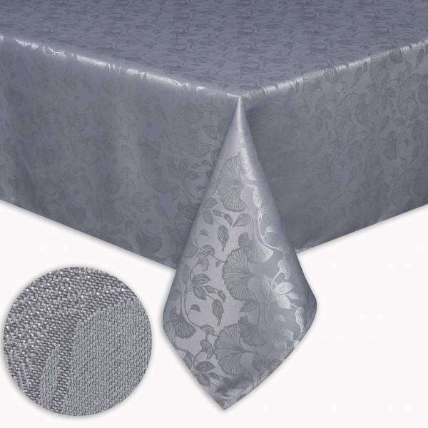 Скатерть водонепроницаемая Vesta 140x240 см серый La Nuit 