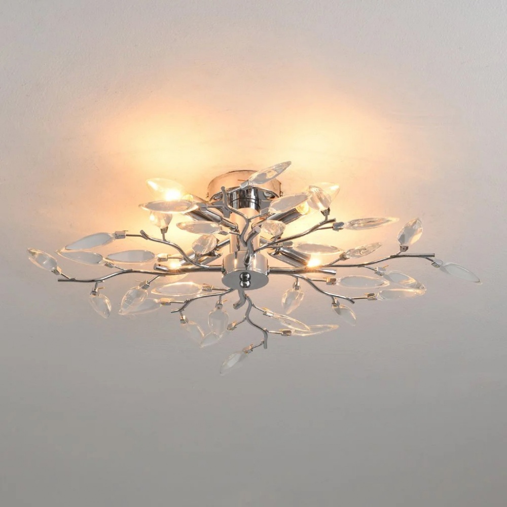 Люстра потолочная Luminaria Teresa 6xE14 TERESA 6xE14 R600 CHROME