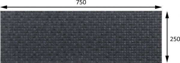 Плитка Emigres Харді Мозаїк Неро 25x75 