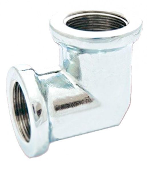 Коліно 90° ВВ Pattaroni хромоване 3/4