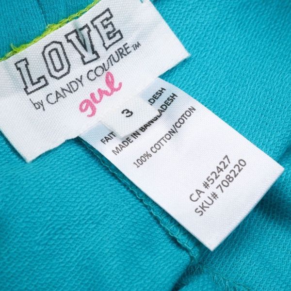 Шорты детские YCC р.116 синий 16856 