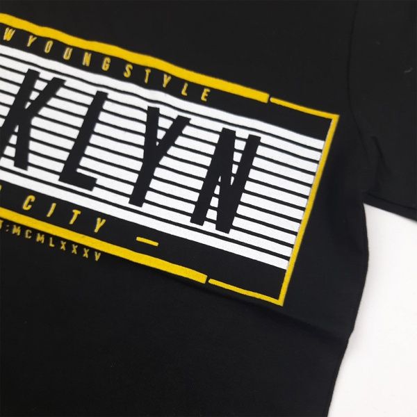 Футболка для хлопчика AKKU BRKLYN р.140 чорний 9065 