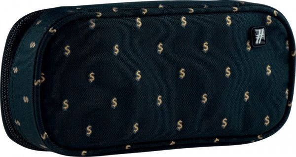 Пенал школьный HS-253 Hash черный