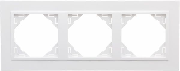 Рамка тримісна Efapel ANIMATO Logus універсальна білий 90930 TBB