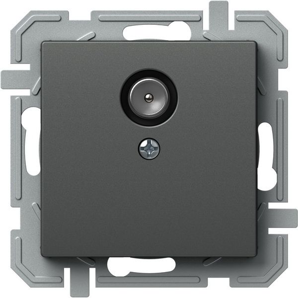 Розетка TV кінцева TEM Logiq TVR 0dB антрацит KQ10ATXO-U