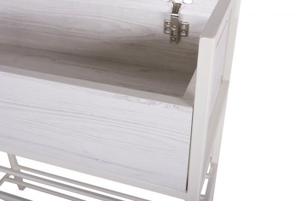 Подставка для обуви Метал Арт Лаос 350x700x830 мм / белый 