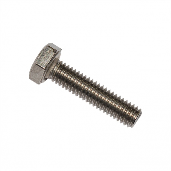 Болт метрический шестигранная головка А2 нержавеющая сталь DIN 933 6x25 мм