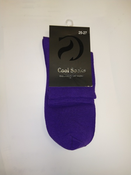 Шкарпетки чоловічі Cool Socks 17302 р. 25-27 фіолетовий 1 пар 