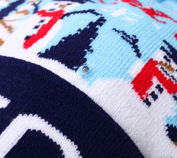 Шапка Діда Мороза з підсвічуванням 21х29 см