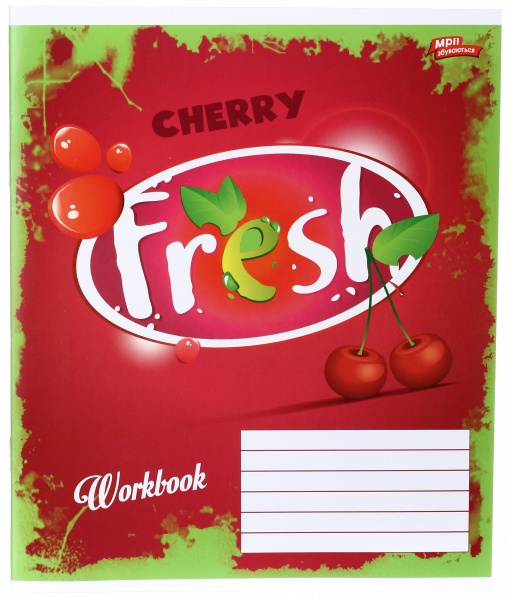 Зошит шкільний уф-лак 12 аркушів у клітинку в асортименті Мрії збуваються