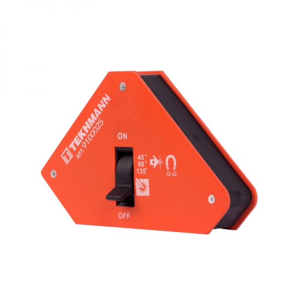 Магнит для сварки Tekhmann треугольный с положением для хранения 25 кг 9100025