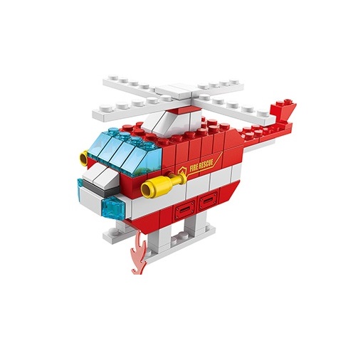 Конструктор SHANTOU YISHENG Пожарный корабль 1000 деталей K8978-1