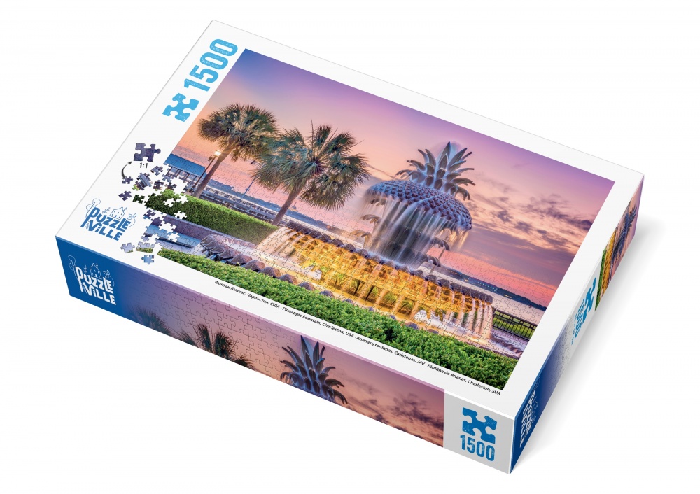 Пазл PUZZLEVILLE Фонтан Ананас, Чарльстон, США 1500 елементів PZL1500_4