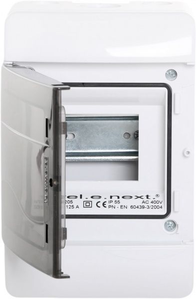 Щиток распределительный 5-модульный  TAREL (NT) 1 ряд IP55 накладной 6661-205