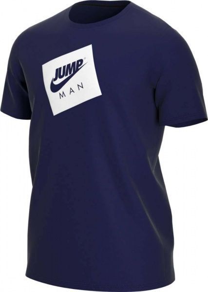 Футболка Nike M J JUMPMAN BOX SS CREW DD0963-492 L синій