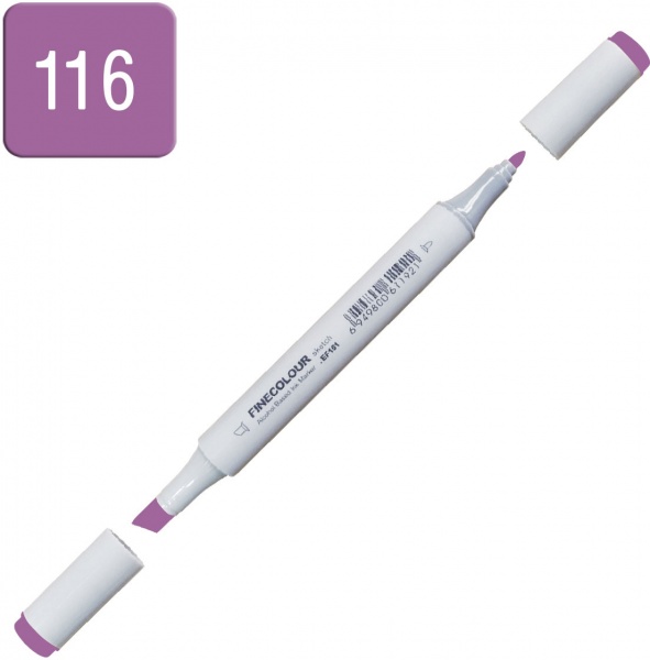 Маркер спиртовой FINECOLOUR Junior EF101-116 фиолетовый 