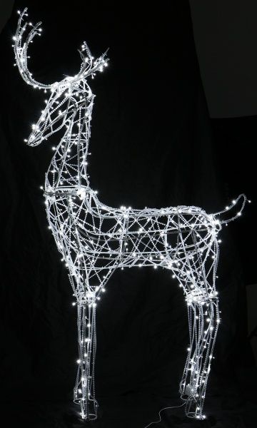 Декоративна фігура вбудований світлодіод (LED) Олень 240 см 